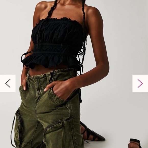 Free People WE THE FREE: CANT COMPARE SLOUCH PANTS NWOT - Picture 3 of 8